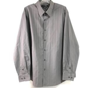 John Henry Modern Fit Long Sleeve Dress Shirt | Men's Size XL